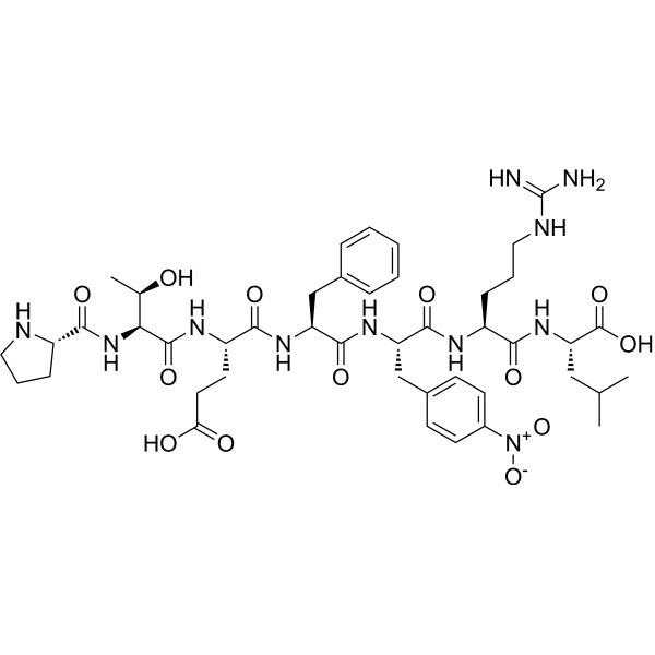 H-Pro-Thr-Glu-Phe-p-nitro-Phe-Arg-Leu-OH 90331-82-1